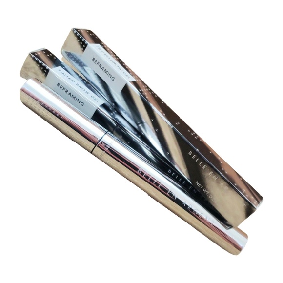 2x Belle En Argent Reframing Tinted Brow Gel In Blond Taupe 0.23 oz Each NIB Lot - Picture 6 of 7